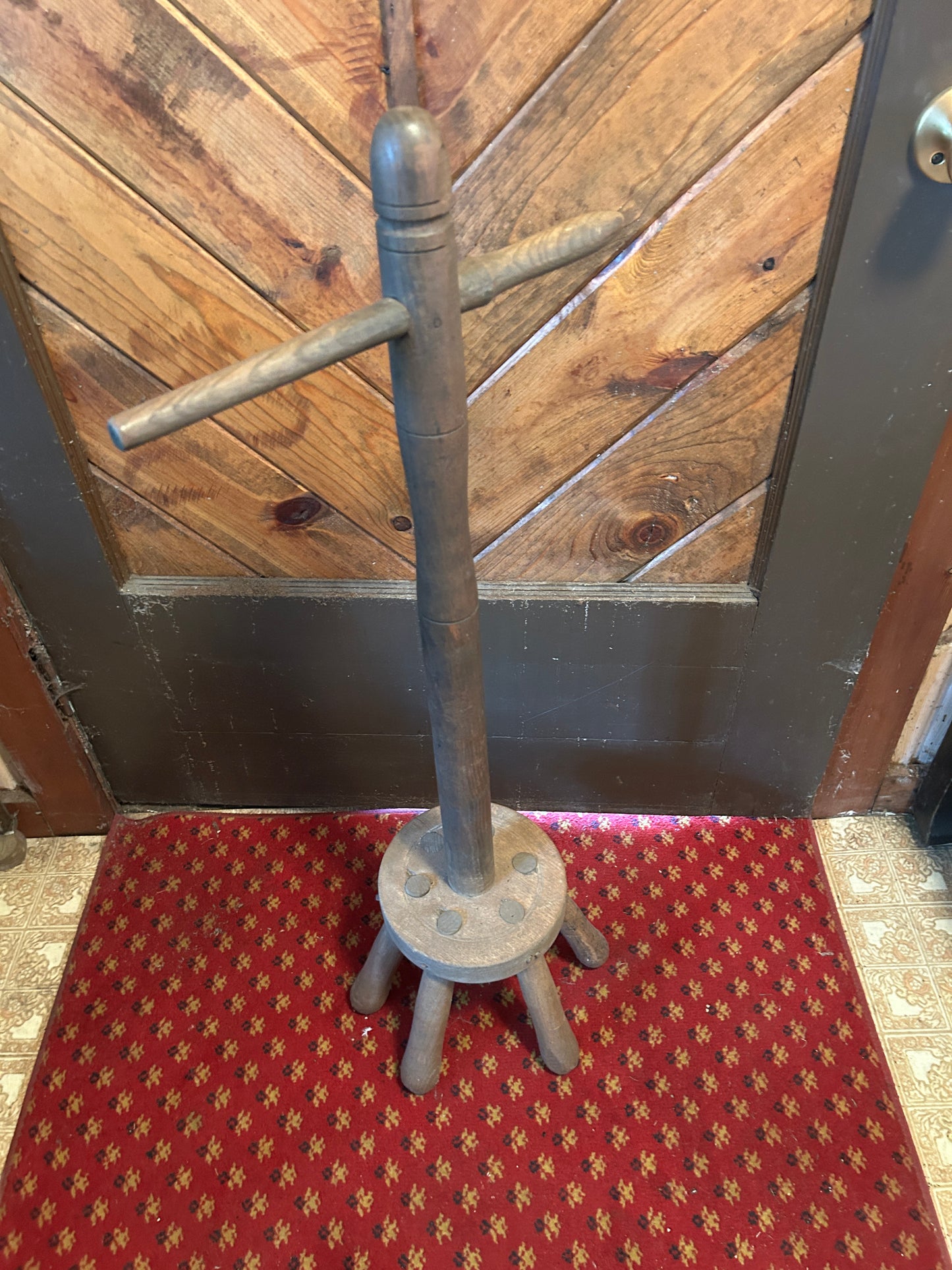 Wooden clothes washing manual agitator