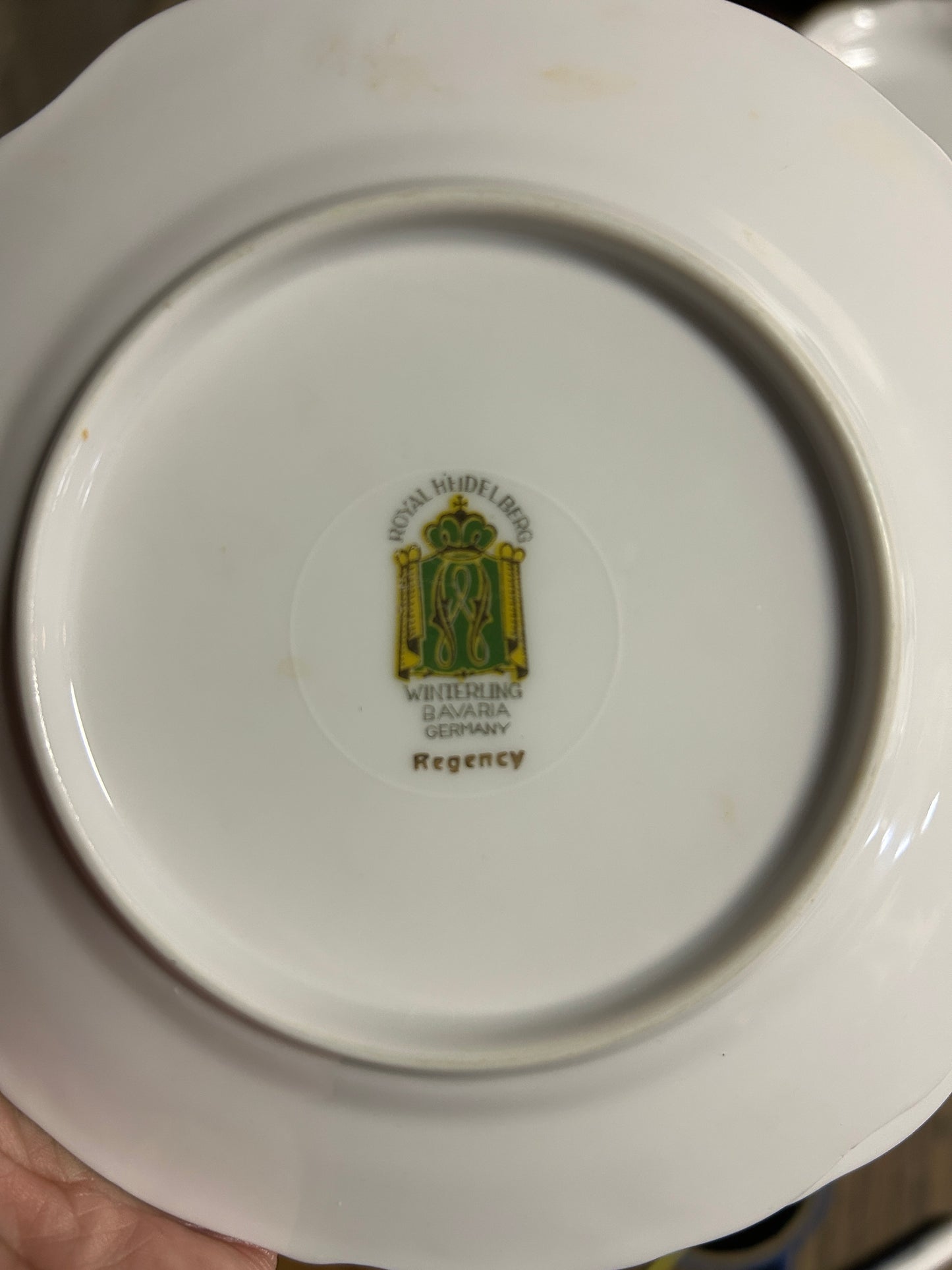 ‘Regency Gold’ Royal Heidelberg Winterling Bavaria dishes 34 pieces