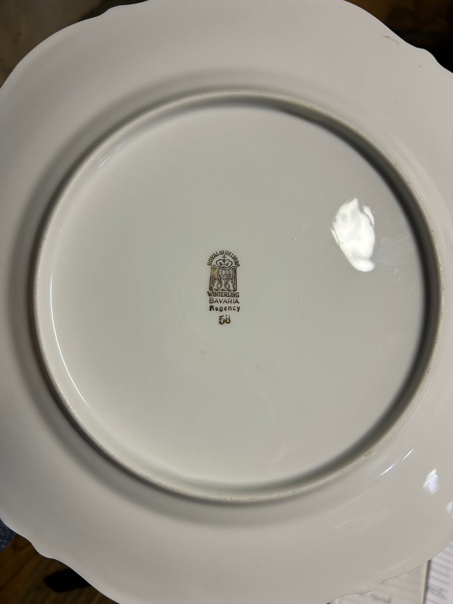 ‘Regency Gold’ Royal Heidelberg Winterling Bavaria dishes 34 pieces